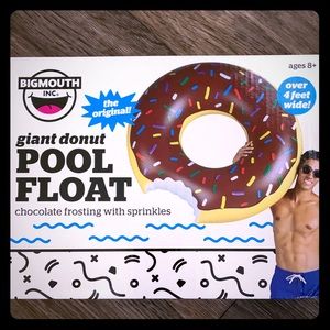 Giant donut pool float